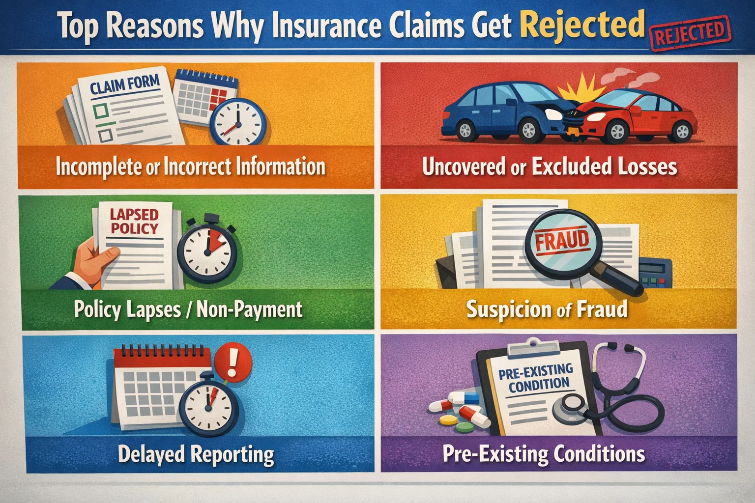 Top Reasons Why Insurance Claims Get Rejected Hero Image