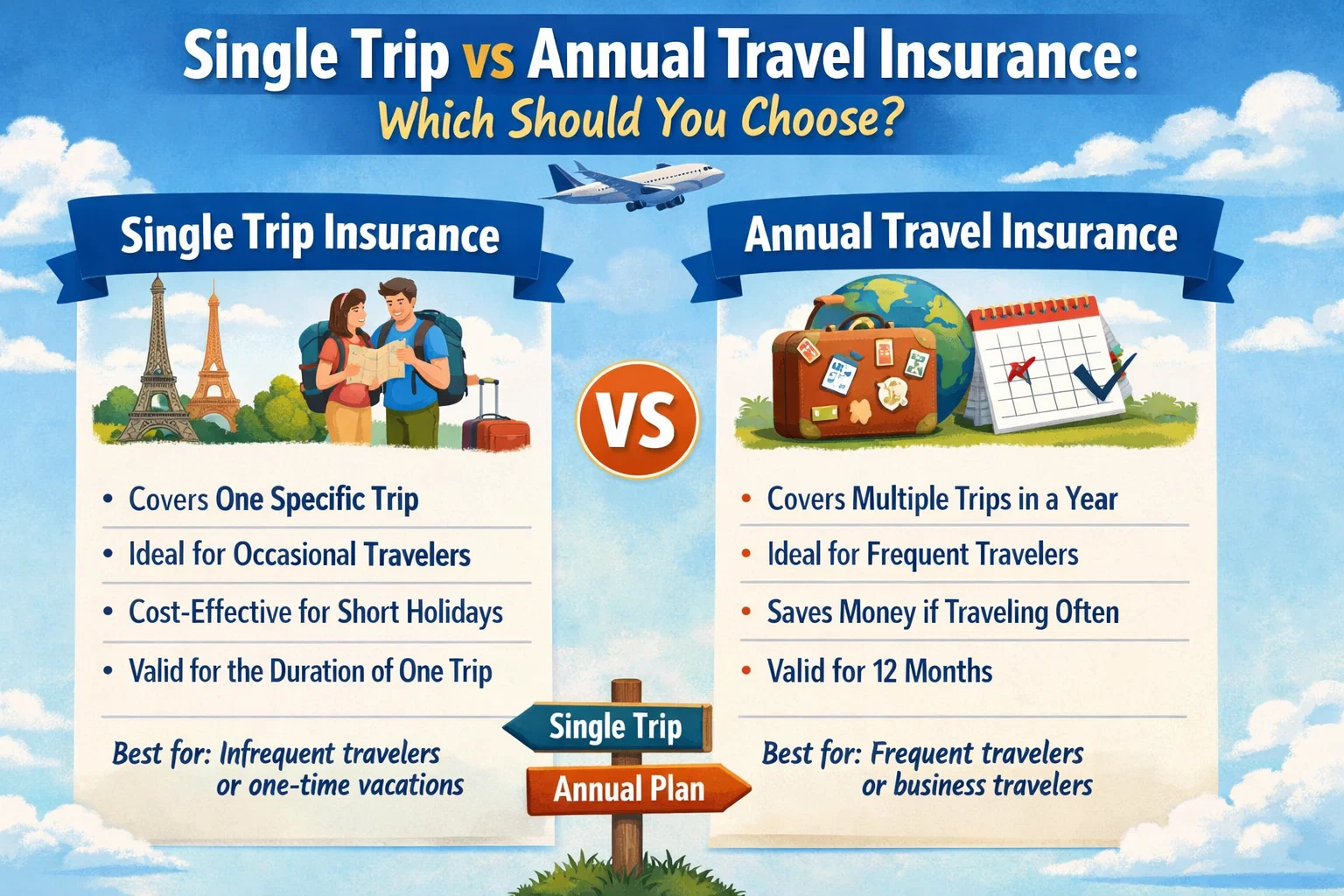 Single Trip vs Annual Travel Insurance: Which Should You Choose? Hero Image